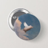 飛んでいるなブタボタン 缶バッジ (正面&裏面)