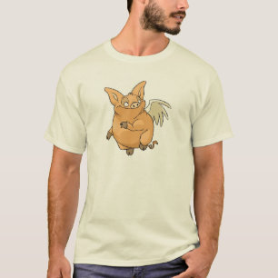 飛んでいるなブタ1 Tシャツ