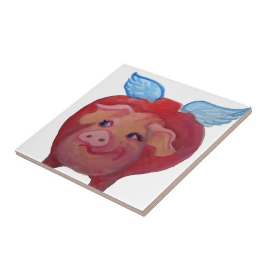 飛んでいるなブタ タイル (側面)