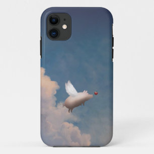 飛んでいるなブタ iPhone 11 ケース