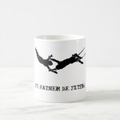 飛んでいるなブランコCoffeemugからあなたの休日始めて下さい コーヒーマグカップ (中央)