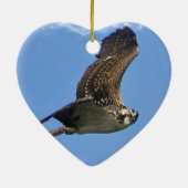 飛んでいるなミサゴのオーナメント セラミックオーナメント (裏面)
