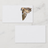 飛んでいるなメンフクロウの名刺 名刺 (正面/裏面)