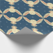 飛んでいるなメンフクロウ ラッピングペーパー (角)