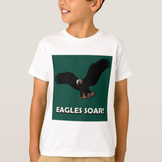 飛んでいるなワシの正方形 Tシャツ