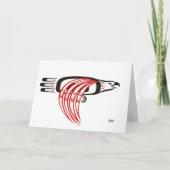 飛んでいるなワシ カード (正面)