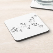 飛んでいるな昆虫のろばおよび象の一見 コースター (左側)