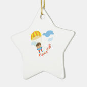 飛んでいるな最高 セラミックオーナメント (左)