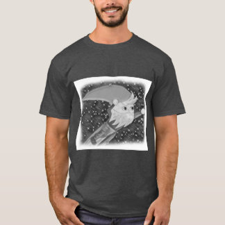 飛んでいるな格言のワイシャツ、暗い色 Tシャツ