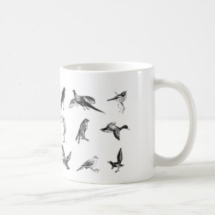 飛んでいるな水家禽および鳥のコレクション コーヒーマグカップ
