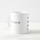 飛んでいるな猿のマグ コーヒーマグカップ (正面左)