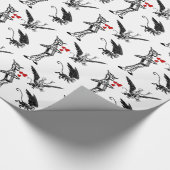 飛んでいるな猿の錫の人のオズの魔法使いのペーパー愛 ラッピングペーパー (角)