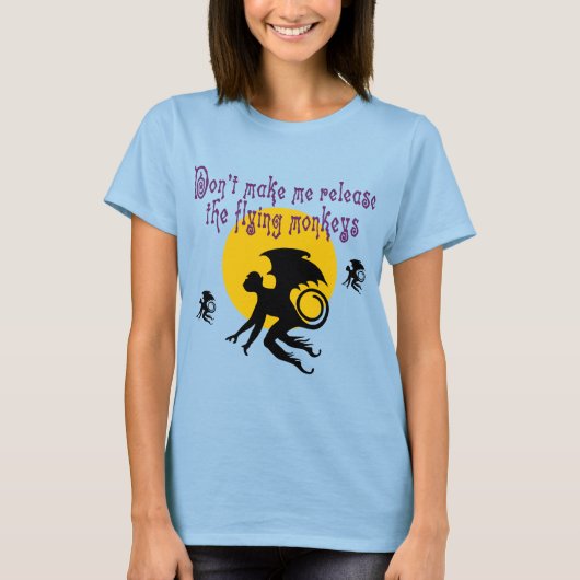 飛んでいるな猿のTシャツ Tシャツ (正面)