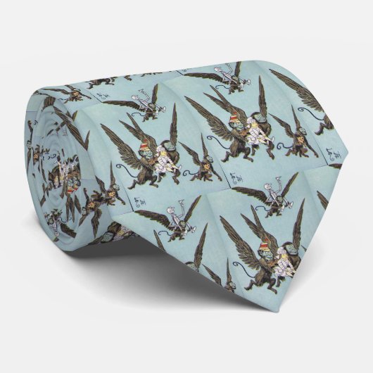 飛んでいるな猿色 ネクタイ (ロール)