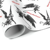 飛んでいるな猿! オズの魔法使いのクラシックの本 ラッピングペーパー (ロールコーナー)