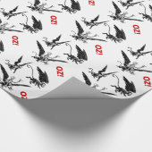 飛んでいるな猿! 錫の人のオズの魔法使いの包装紙 ラッピングペーパー (角)