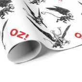 飛んでいるな猿! 錫の人のオズの魔法使いの包装紙 ラッピングペーパー (ロールコーナー)