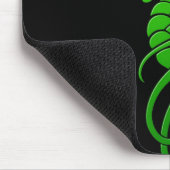 飛んでいるな種族のドラゴン-黒の緑 マウスパッド (コーナー)