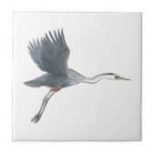 飛んでいるな素晴らしい青鷲のセラミックタイル タイル (正面)