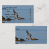 飛んでいるな素晴らしい青鷲 名刺 (正面/裏面)