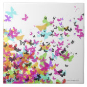 飛んでいるな蝶 タイル (正面)