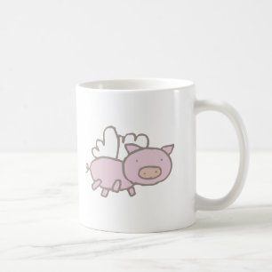 飛んでいるな豚のよう コーヒーマグカップ
