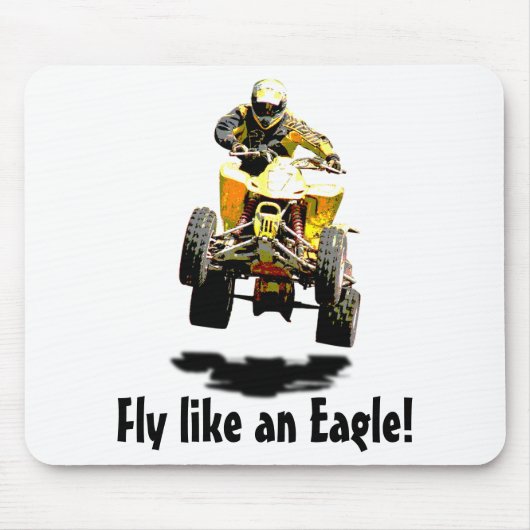 飛んでいるな速い マウスパッド (正面)