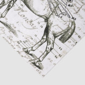 飛んでいるな馬の原稿のデジタルコラージュのティッシュペーパー 薄葉紙 (詳細)