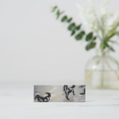 "飛んでいるな馬" スキニー名刺 (スタンド正面)