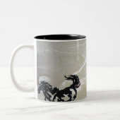 "飛んでいるな馬" ツートーンマグカップ (左)