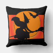 飛んでいるな魔法使いの正方形の装飾用クッション クッション (裏面)