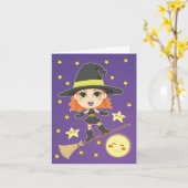 飛んでいるな魔法使い カード (黄色い花)