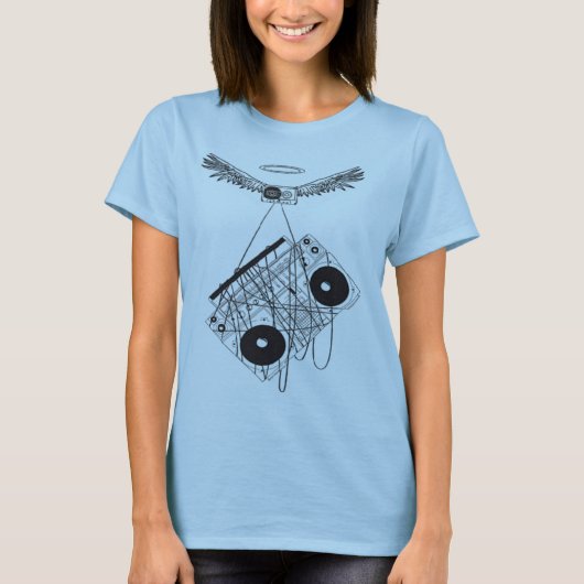 飛んでいるなboombox tシャツ (正面)