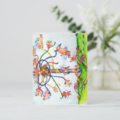 飛んでいるのまわりに豚 ポストカード (スタンド正面)