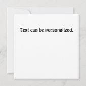 飛んでいるは航空便パイロットグリーティングカード カード (裏面)