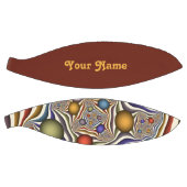 飛んでいるアップカラフルモダン抽象芸術のフラクタル名 バスケットボール (パネル)