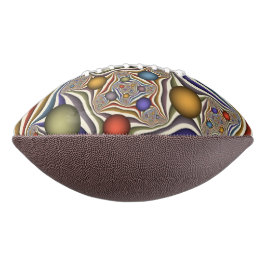 飛んでいるアップカラフルモダン抽象芸術 アメリカンフットボール