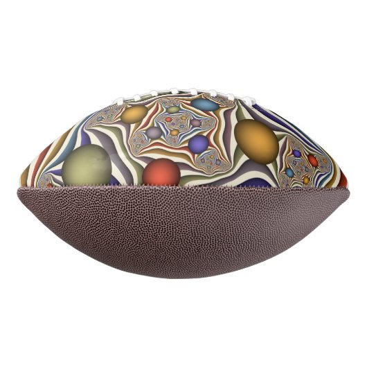 飛んでいるアップカラフルモダン抽象芸術 アメリカンフットボール (回転270)