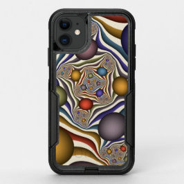 飛んでいるアップカラフルモダン抽象芸術 オッターボックスコミューターiPhone 11ケース