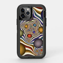 飛んでいるアップカラフルモダン抽象芸術 オッターボックスディフェンダーiPhone 11 PROケース