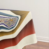 飛んでいるアップカラフルモダン抽象芸術 テーブルクロス (インサイチュ)