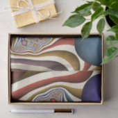 飛んでいるアップカラフルモダン抽象芸術 薄葉紙 (ギフト)