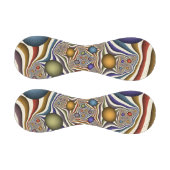 飛んでいるアップカラフルモダン抽象芸術 野球ボール (パネル)