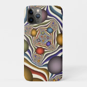 飛んでいるアップカラフルモダン抽象芸術 Case-Mate iPhoneケース (裏)