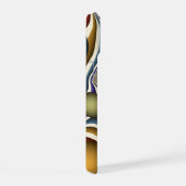 飛んでいるアップカラフルモダン抽象芸術 iPhone 15ケース (右側面)