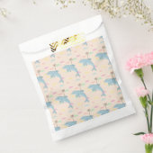 飛んでいるイルカの手紙イラストレーション フェイバーバッグ (封をした状態)