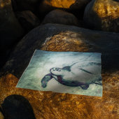 飛んでいるウミガメ |カスタムティッシュペーパー 薄葉紙