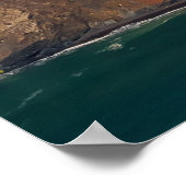 飛んでいるオーバーサンフランシスコゴールデンゲートブリッジ ポスター (角)