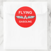 飛んでいるガソリン ラウンドシール (バッグ)