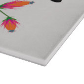 飛んでいるキツネガラス切削板15x11 カッティングボード (角)